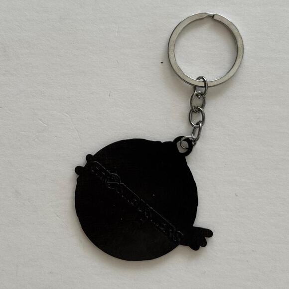 Y2K Red, White, and Silver Ghostbusters Keychain - Picture 2 of 3